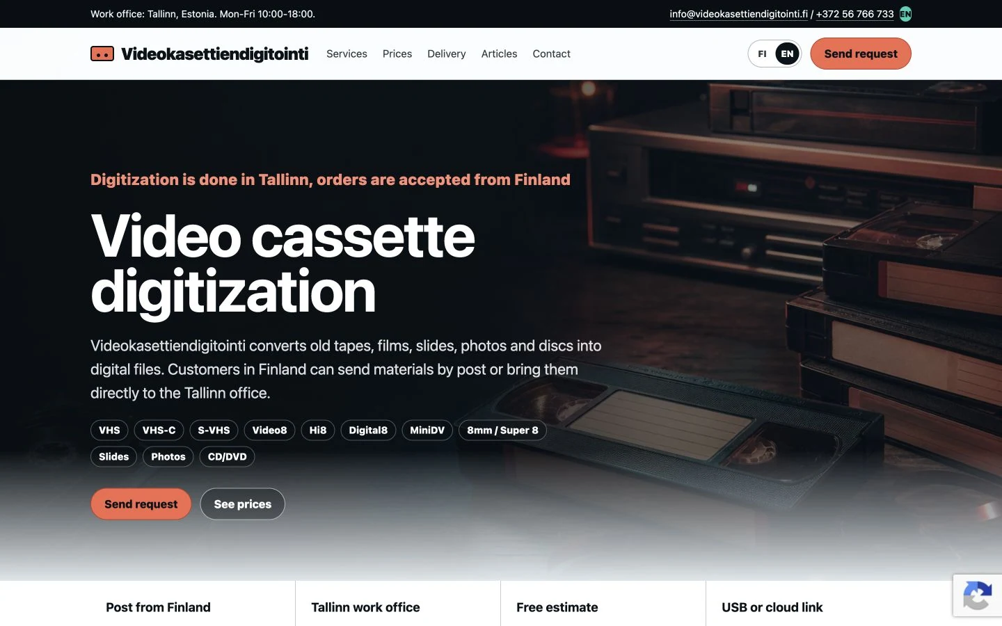 Videokasettien Digitointi